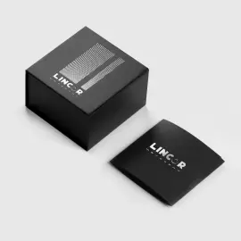 Наручные механические часы Lincor 1187 "Cosmos Метеорит" с автоподзаводом, с черным ремешком