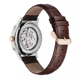 Наручные механические часы Mikhail Moskvin 1503 с автоподзаводом, коричневые
