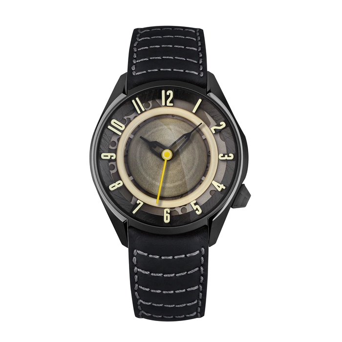 Lincor 4091 "Cosmos Saturn" Self-winding Mechanical Watch, black