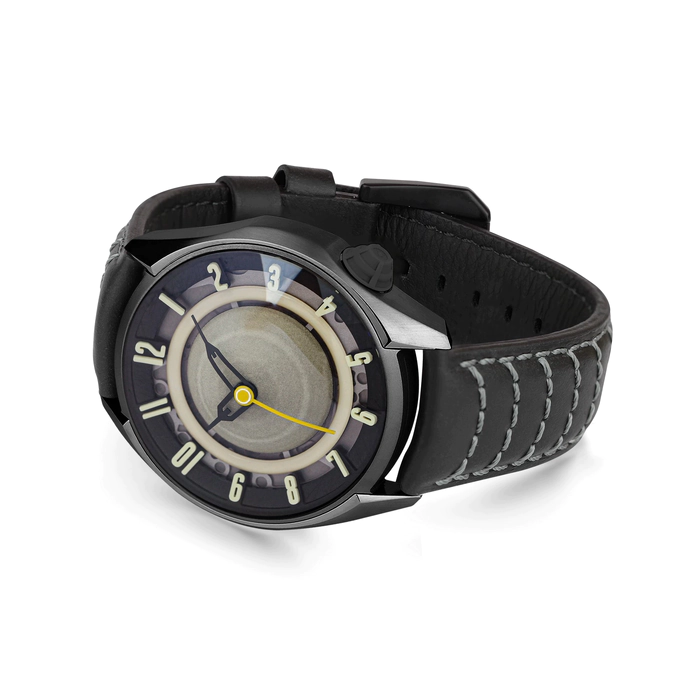 Lincor 4091 "Cosmos Saturn" Self-winding Mechanical Watch, black