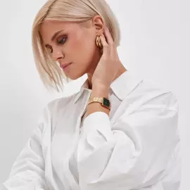 Наручные кварцевые часы Lincor 4093 золотисто-зеленые