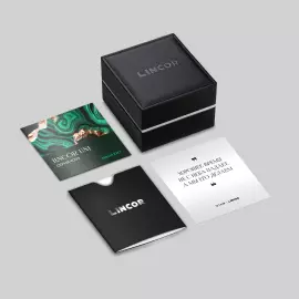 Наручные кварцевые часы Lincor 4093 золотисто-зеленые