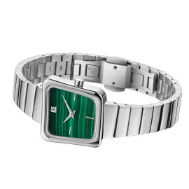 Наручные кварцевые часы Lincor 4093 серебристо-зеленые