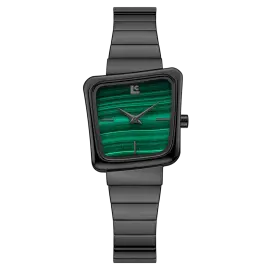 Наручные кварцевые часы Lincor 4093 черно-зеленые