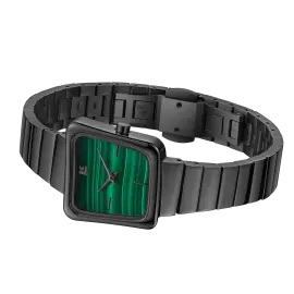 Наручные кварцевые часы Lincor 4093 черно-зеленые