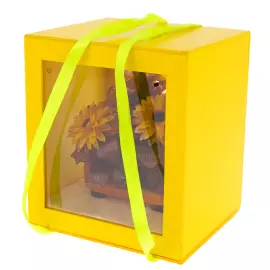 Ikebana made of amber "Little joy"