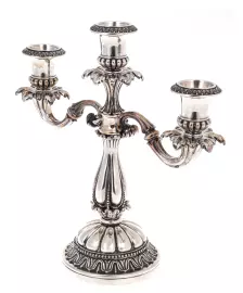 Silver candelabrum "Triumph"