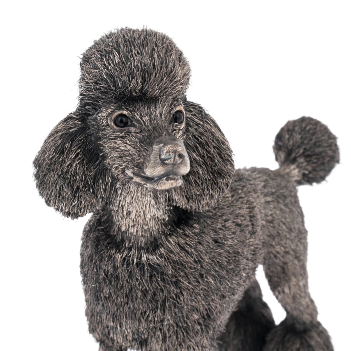 Silver sculpture "Poodle"