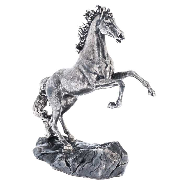 Silver sculpture "Horse" small