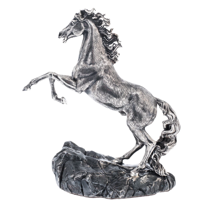 Silver sculpture "Horse" small