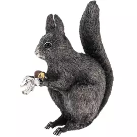 Silver sculpture "Belka"