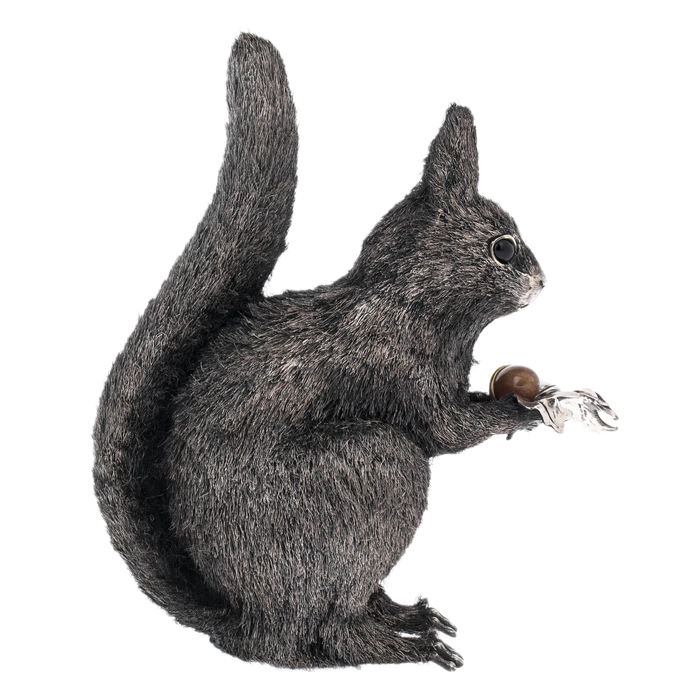 Silver sculpture "Belka"