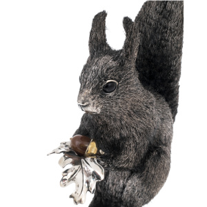 Silver sculpture "Belka"