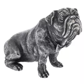 Silver statuette "English Bulldog"