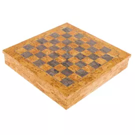 4-in-1 Karelian birch chess set "Quadro"