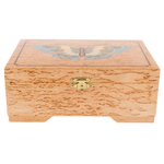 Jewelry box made of Karelian birch "Butterfly"