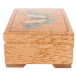 Jewelry box made of Karelian birch "Butterfly"