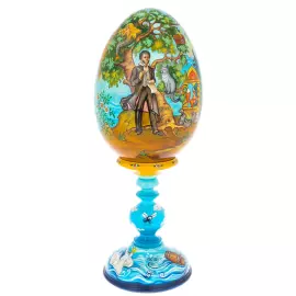 Расписное авторское яйцо "Пушкин"