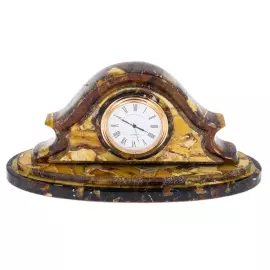 Часы настольные из янтаря "Аристократ"