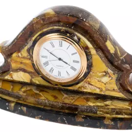 Часы настольные из янтаря "Аристократ"