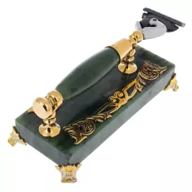 Бритвенный станок из нефрита "Гармония" Златоуст