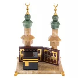 Композиция из оникса и нефрита "Мекка" Златоуст