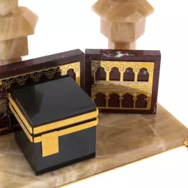 Композиция из оникса и нефрита "Мекка" Златоуст