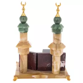 Композиция из оникса и нефрита "Мекка" Златоуст