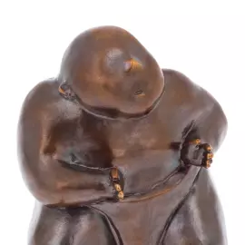 Author's bronze sculpture "Embrace me 2"