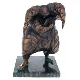 Авторская скульптура из бронзы ''Арлекин с гитарой''