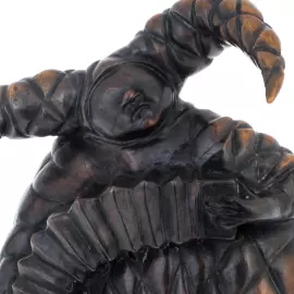 Author's bronze sculpture "Harlequin with accordion"