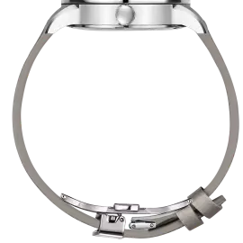 Наручные механические часы Lincor 4097 "Cosmos Метеорит" с автоподзаводом, с бежевым ремешком