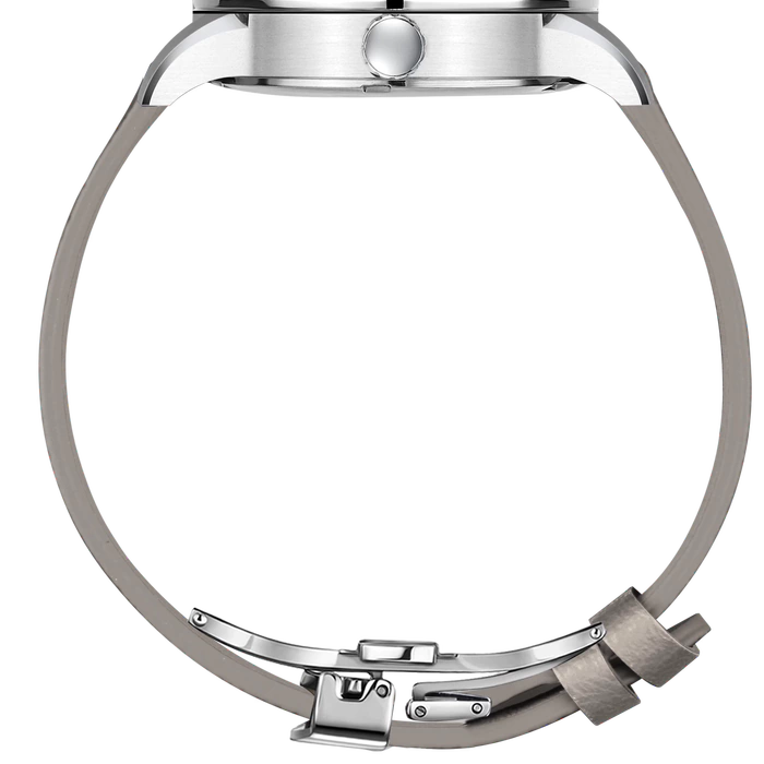 Lincor 4097 "Cosmos Meteorite" self-winding Mechanical Watch with beige strap