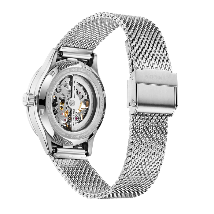 Lincor 4119 Self-winding Mechanical Wristwatch, Silver