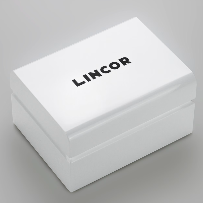 Lincor "ART Solo" Self-winding Mechanical Wristwatch, silver-blue with blue strap