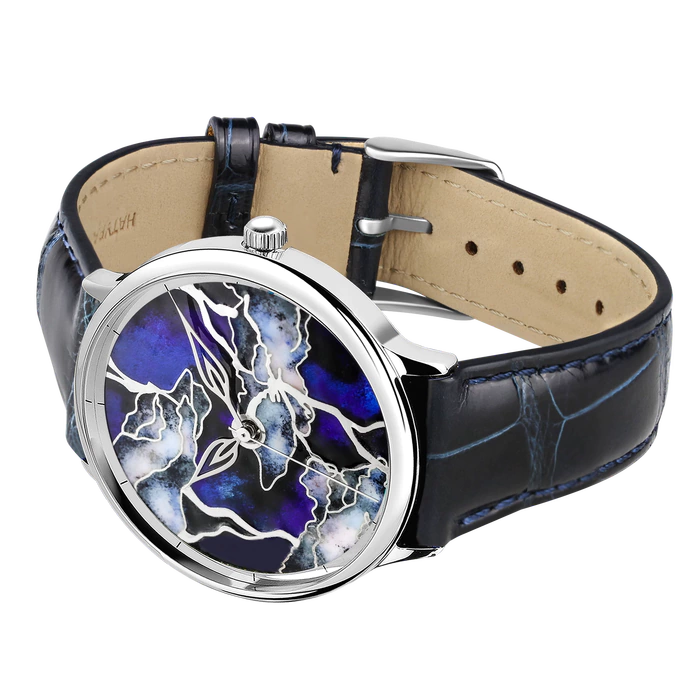 Lincor Quartz Wristwatch "ART Emily 8227" silver-blue