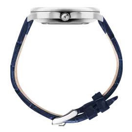 Наручные кварцевые часы Lincor "ART Эмили 8227" серебристо-синие