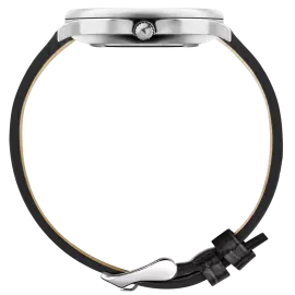 Наручные кварцевые часы Lincor "ART Знаки зодиака - Стрелец" серебристые с черным ремешком