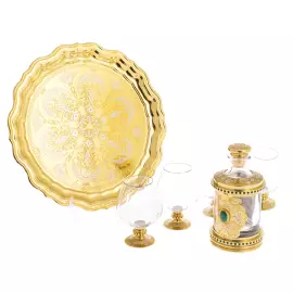 Набор для коньяка "Золотая гармония" на 4 персоны, Златоуст