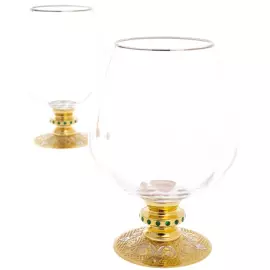 Набор для коньяка "Золотая гармония" на 4 персоны, Златоуст