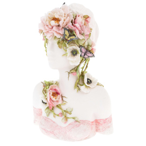 Sculpture "Flower girl Anyuta" with butterflies