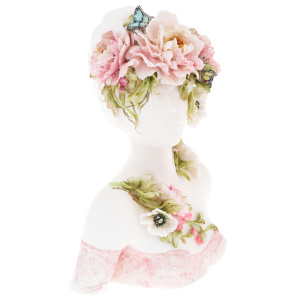 Sculpture "Flower girl Anyuta" with butterflies