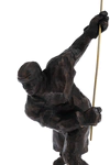 Bronze statuette "Hockey Player"