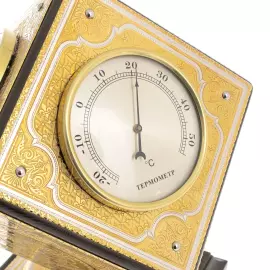 Метеостанция "Куб" на подставке, большая, Златоуст