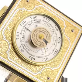 Метеостанция "Куб" на подставке, большая, Златоуст