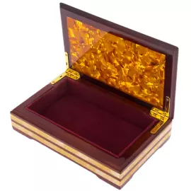 Шкатулка из янтаря "Классика"