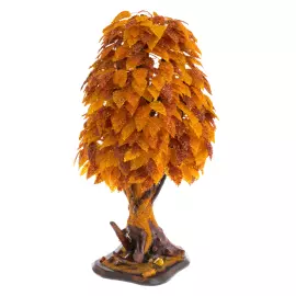Сувенир из янтаря "Золотое дерево" большое