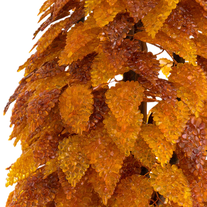Souvenir made of amber "Golden tree" large