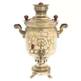 Самовар комбинированный "Цветочек"