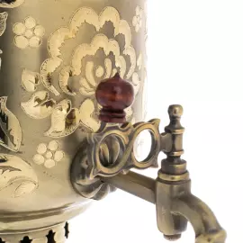 Самовар комбинированный "Цветочек"